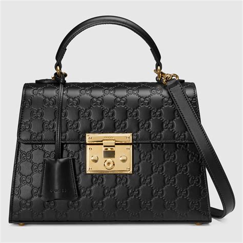 gucci padlock signature top handle bag|gucci padlock shoulder bag.